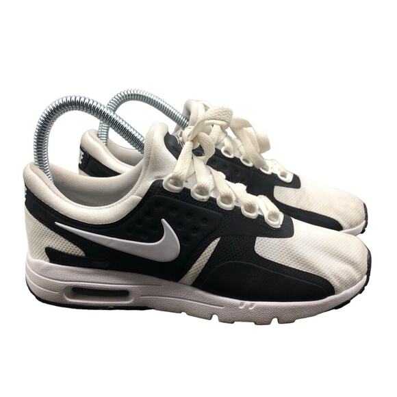 Nike Shoes - Nike Shoes Womens 7 Air Max Zero Black White Lace Up Sneaker 857661-006